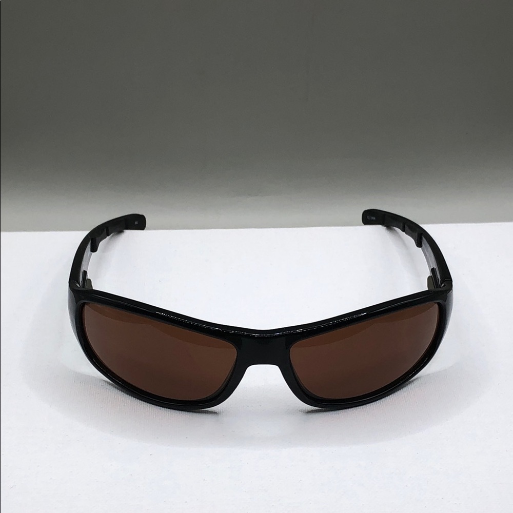 Napa by Hobie Polarized Sunglasses Black Frame Brown Lens Rim 64-16-120 GOOD